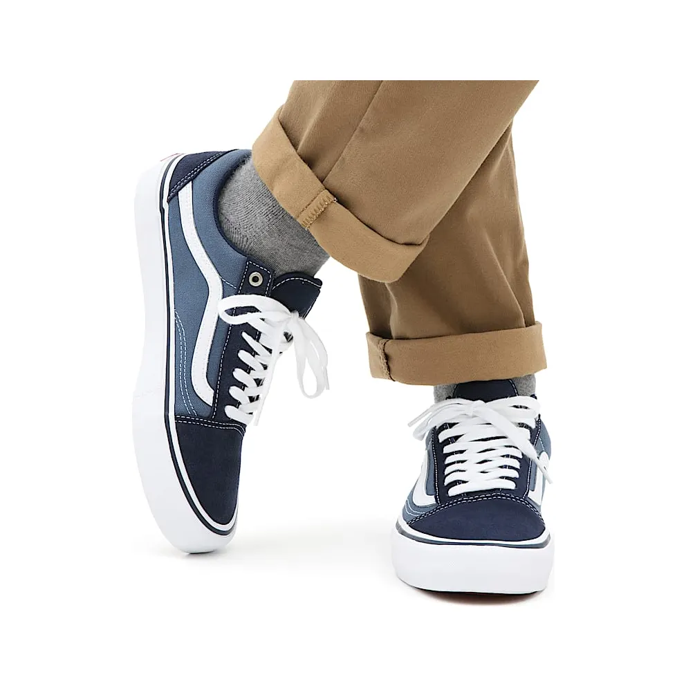 Vans Old Skool Pro Navy White Navy/Stv Navy-White (VN000ZD40NS)