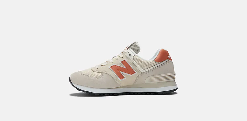 New Balance 574 Calm Taupe Orange (WL574VK2)