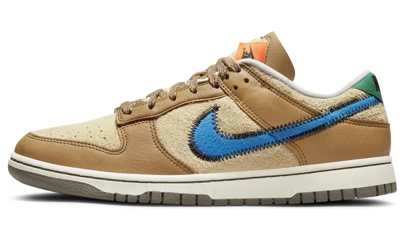 Nike x Size? Dunk Low – “Brown / Blue / Rattan” (DO6712-200)