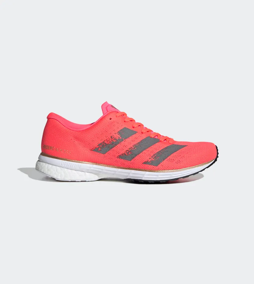 Adidas Adizero Adios 5 ‘Signal Pink Copper’ Signal Pink/Core Black/Copper Metallic (EG4669)