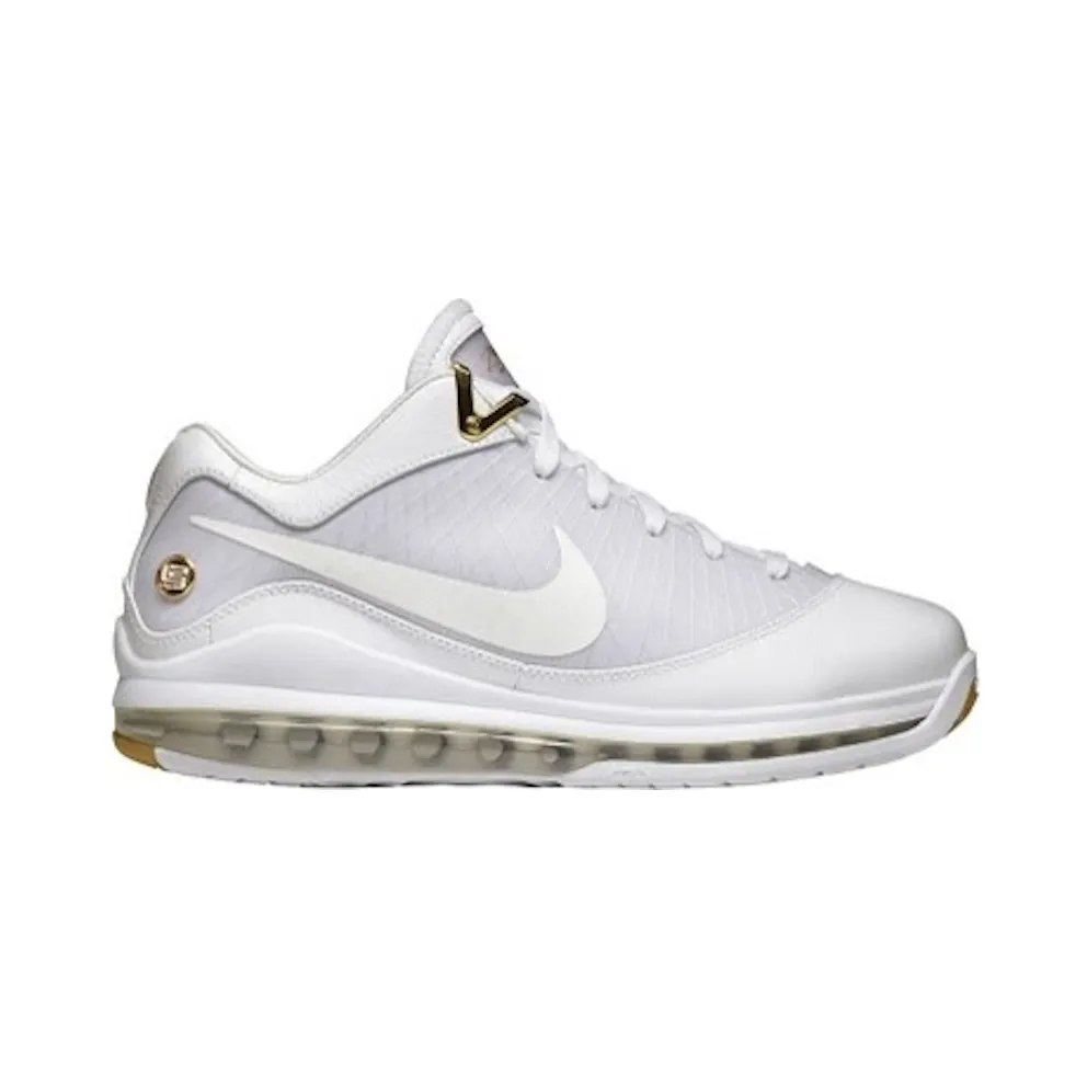 Nike LeBron 7 Low White Metallic Gold (412230-100)