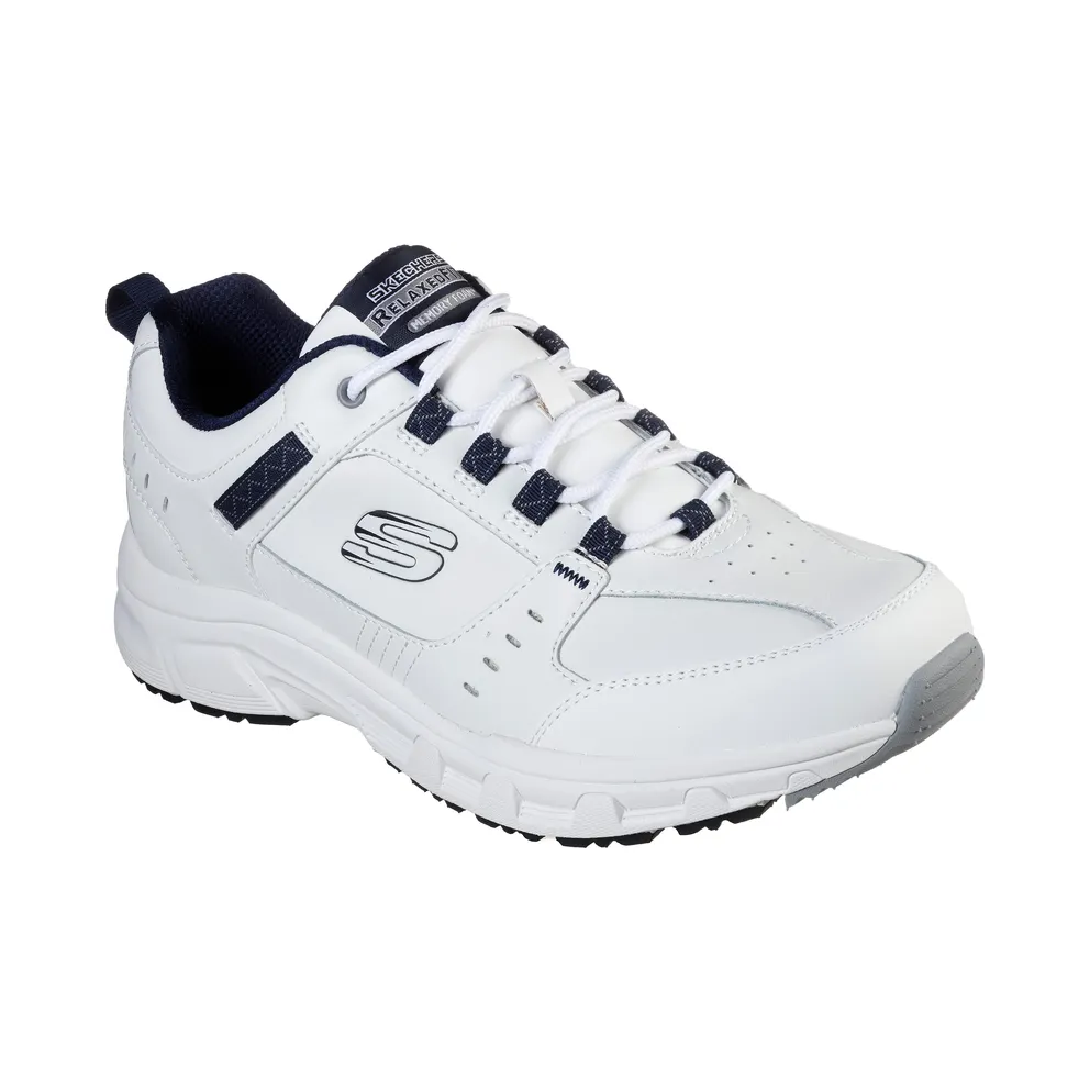 Skechers Relaxed Fit: Oak Canyon – Redwick – Weiß / Marine – “White” (51896 WNV)