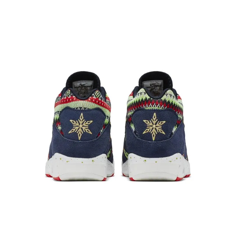 Nike Air Tech Challenge 3 Christmas (2015) Dark Obsidian/University Red-Flash Lime-Metallic Gold (827822-400)