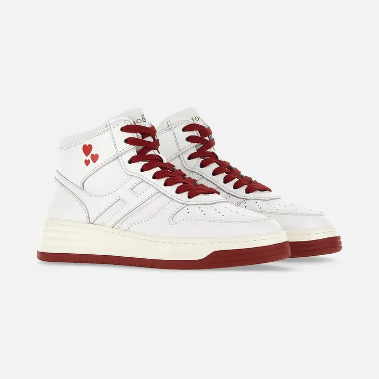 Sneakers Hogan H630 High Top – Valentine’s Day White (HXW6300EY20R37B001)