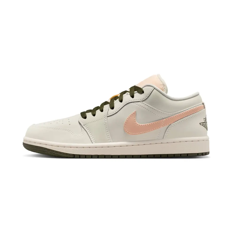 Jordan 1 Low “Sail Crimson Tint Khaki” (DC0774-111)