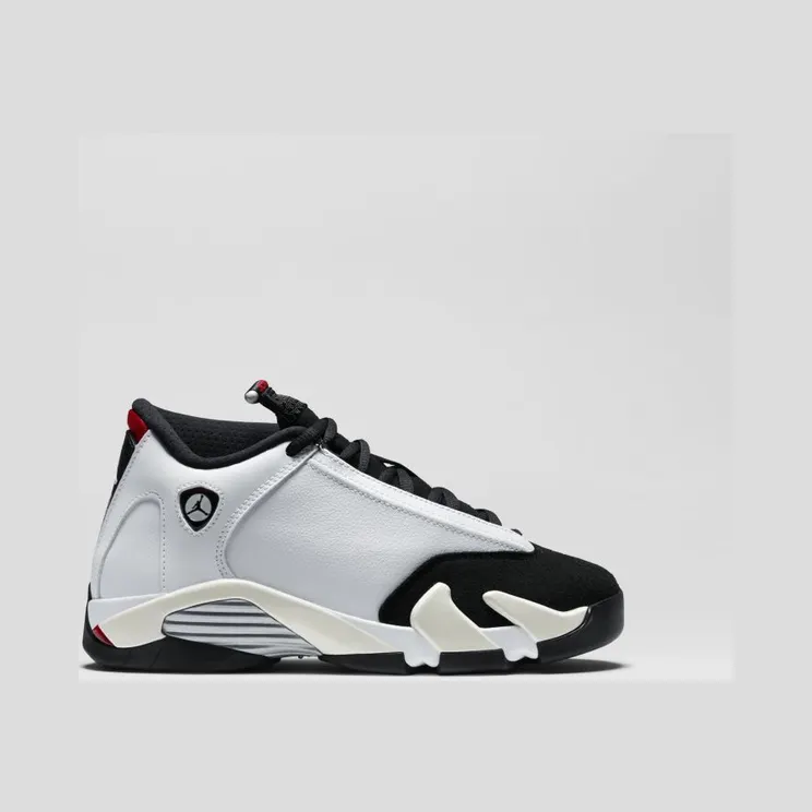 Air Jordan 14 Retro BG Black Toe (654963-102)