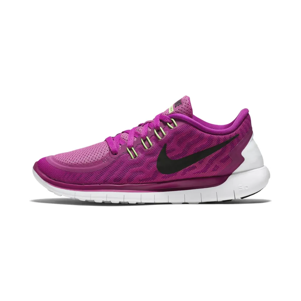 Nike Free 5.0 Fuchsia Flash Black-Pink Pow-Hot Lava (W) Fuchsia Flash/Black-Pink Pow-Hot Lava (724383-501)
