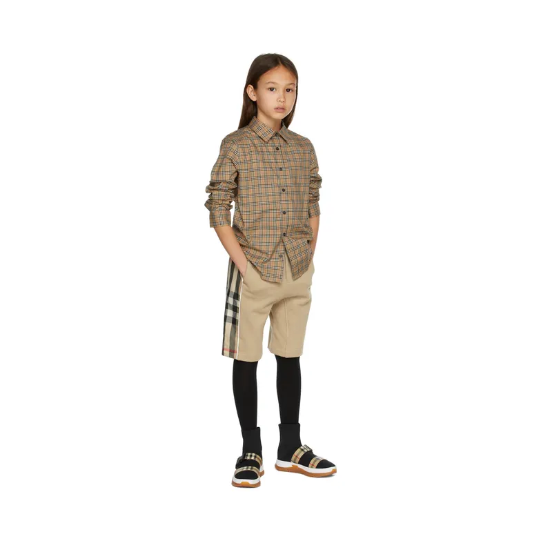 Burberry Kids Buckled Strap Union Sock Sneakers (8041008) (5)