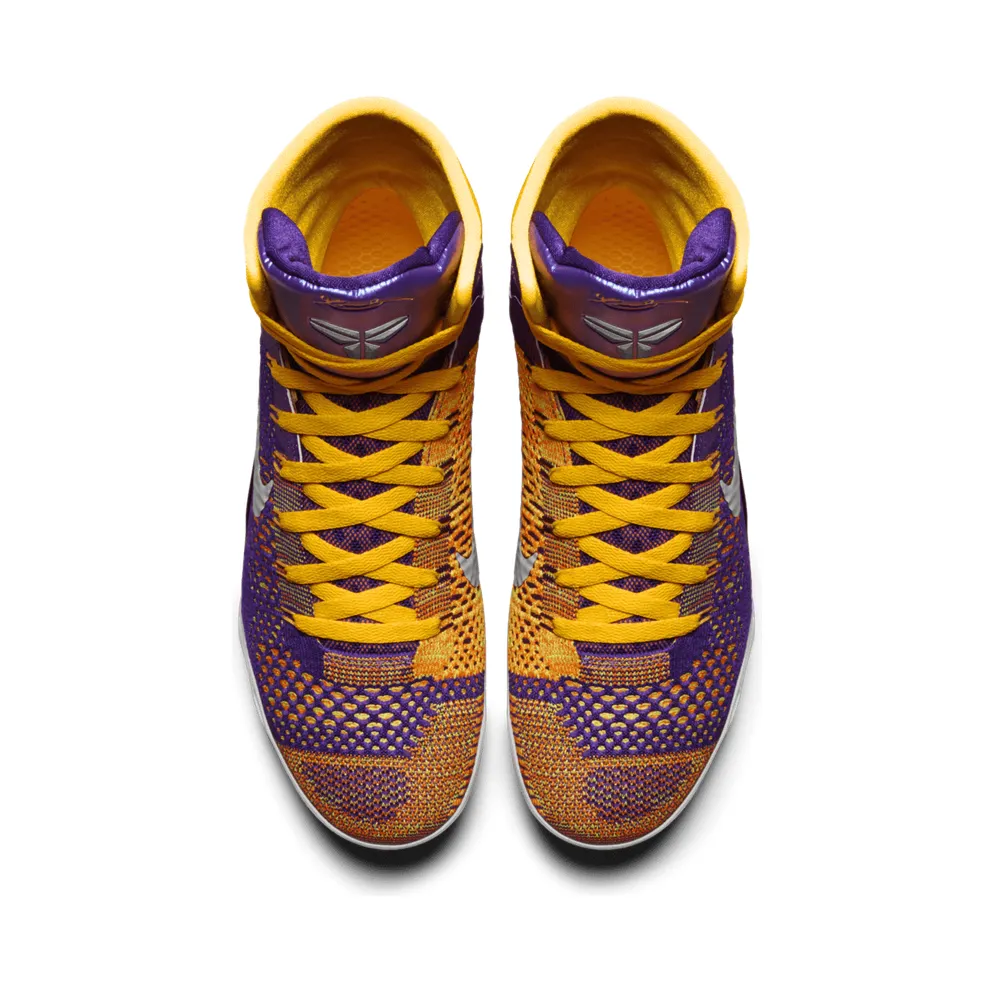 Nike Kobe 9 Elite Team Showtime Court Purple/White-Laser Orange-Wolf Grey (630847-500)