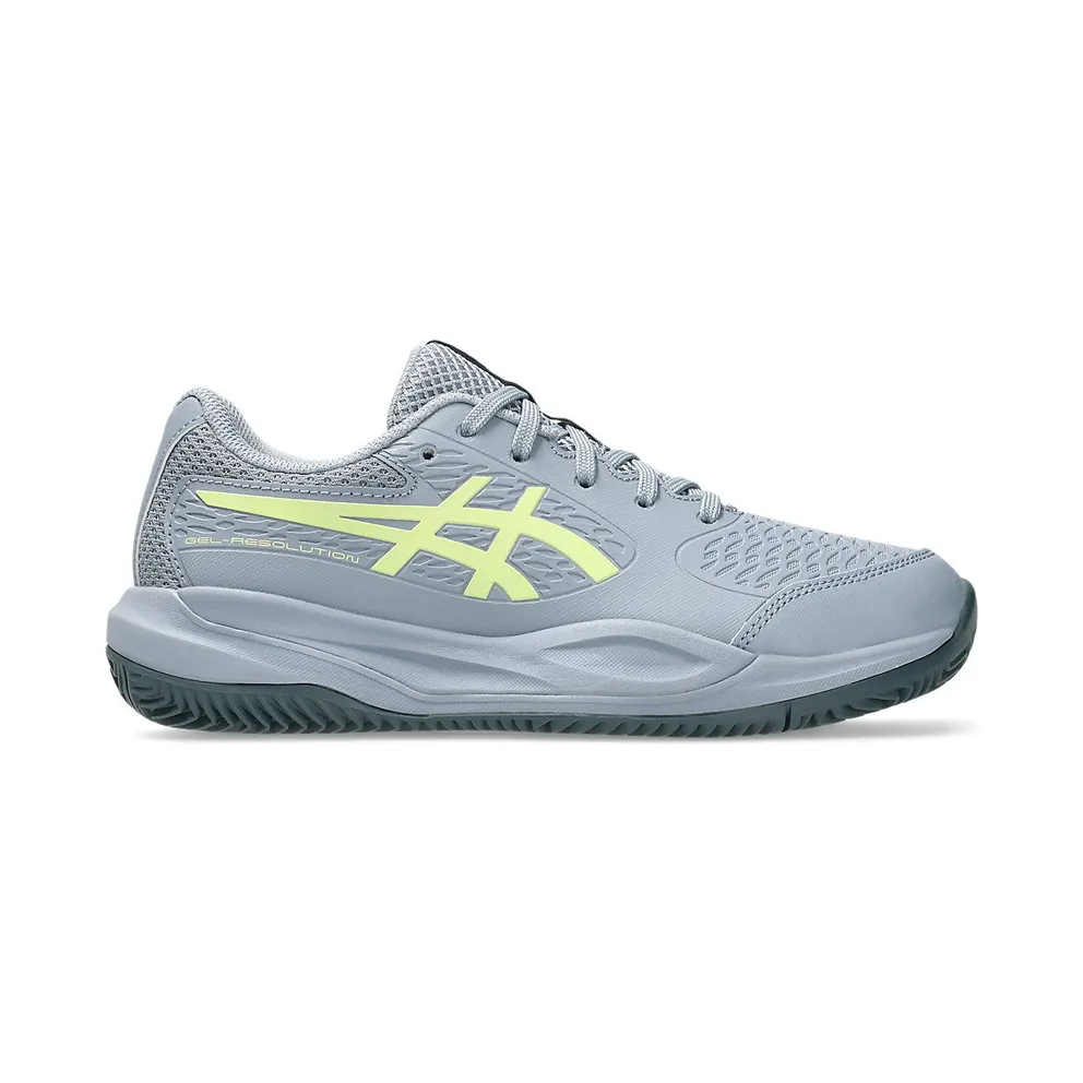 ASICS GEL-RESOLUTION X GS CLAY “Grey Blue / Pistachio” (1044A080-402)
