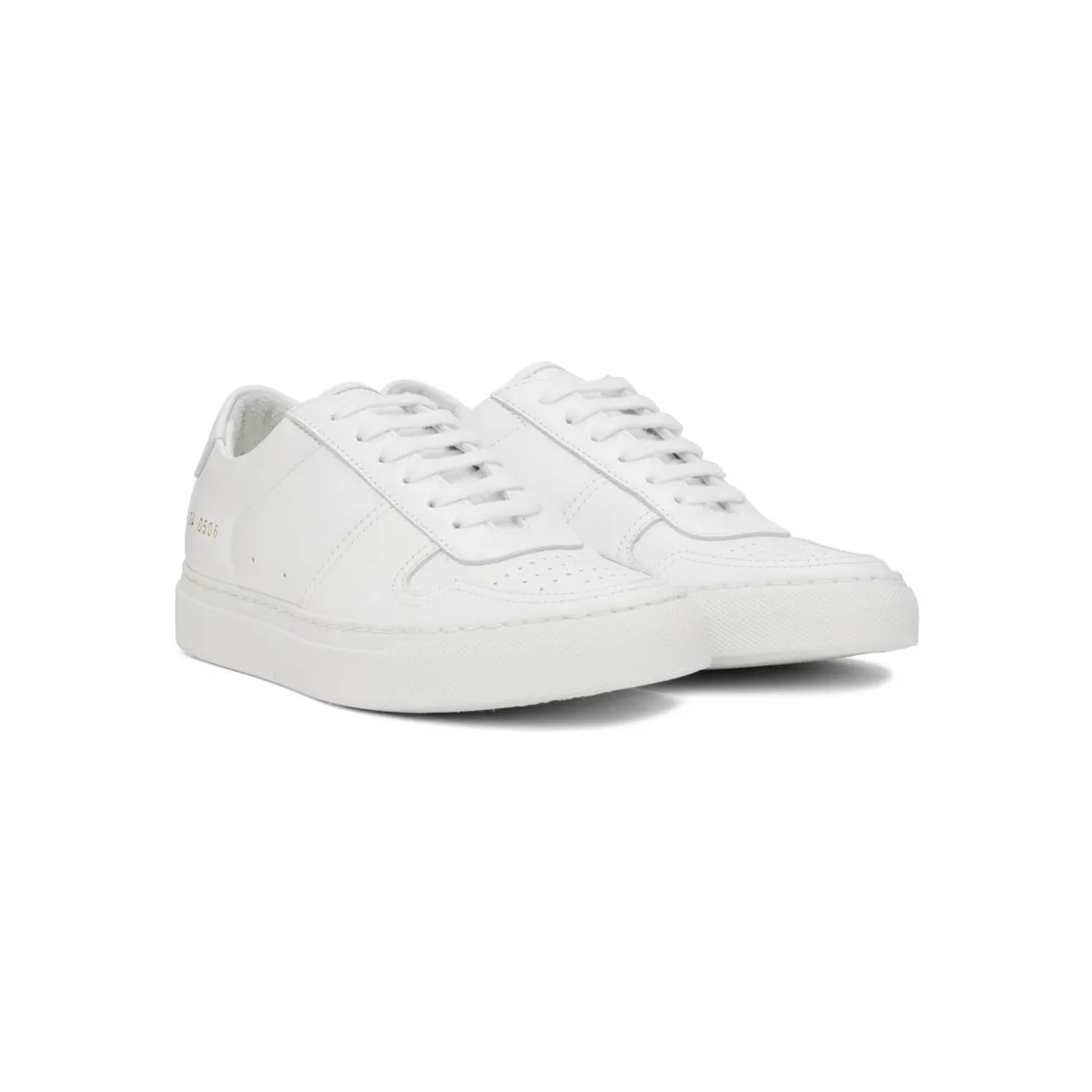 Common Projects White BBall Low Sneakers (3864) (4)