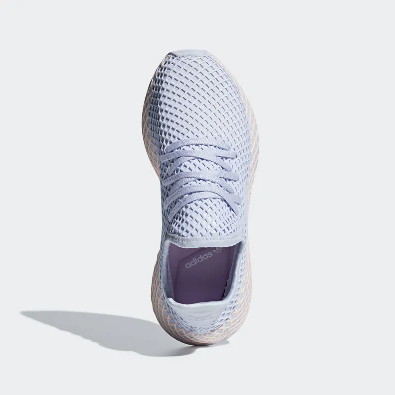 adidas Deerupt Aero Blue Clear Orange (W) Aero Blue/Aero Blue/Clear Orange (B37878)