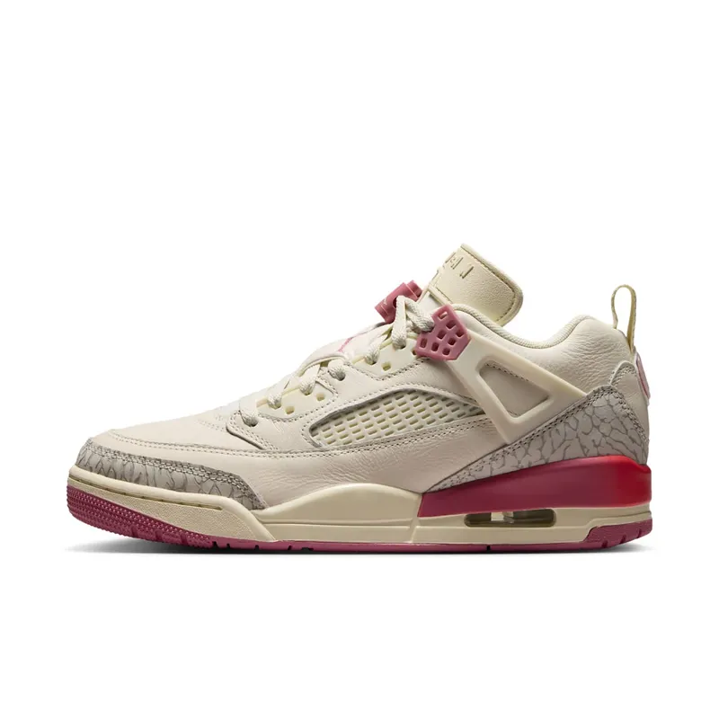 Jordan Spiz’ike Low – “Pale Ivory / Track Red / Coconut Milk / Desert Berry” (IR1836-103)
