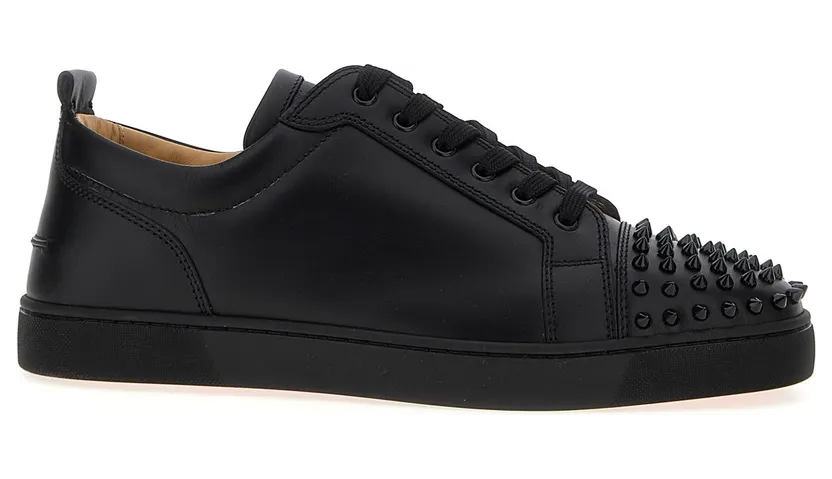 Christian Louboutin Louis Junior Spikes Flat “Black” (3240422CM53)