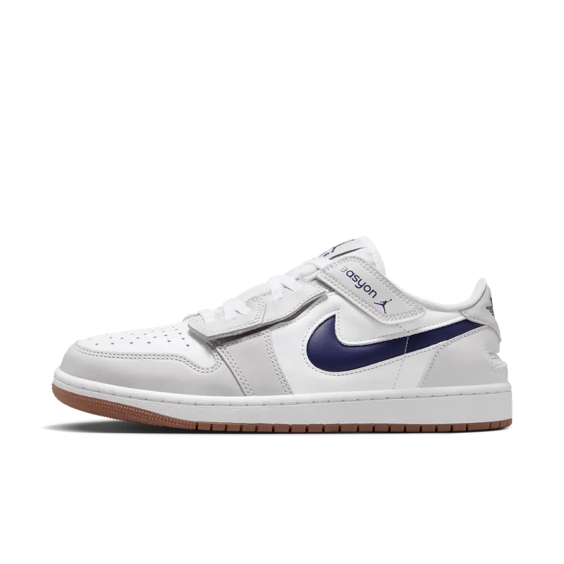 Jordan 1 Low EasyOn White Neutral Grey Gum Midnight Navy (DM1206-146)