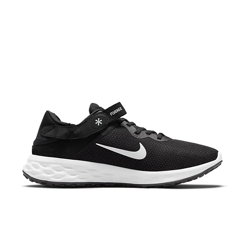 Nike Revolution 6 FlyEase Next Nature Easy On/Off Road Running Black 50% Sustainable Materials (DC8992-003)