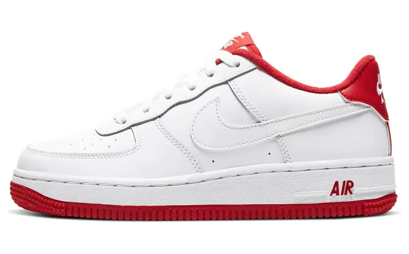 Nike Air Force 1’White University Red’ GS White/University Red (CD6915-101)