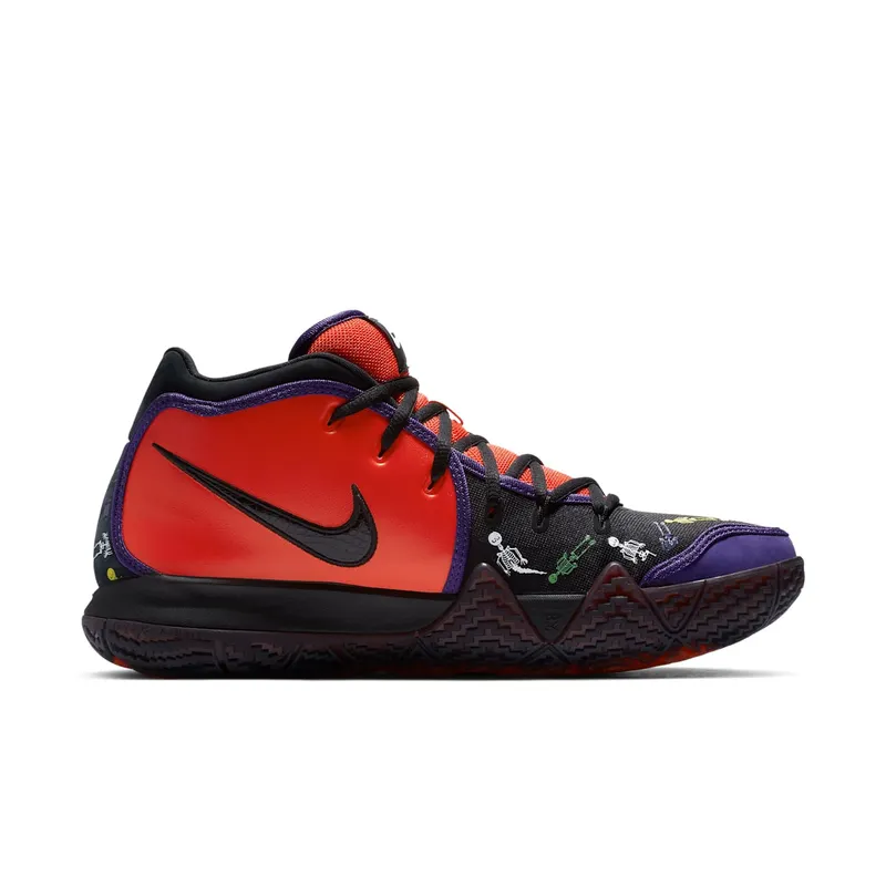 Nike Kyrie 4 Day of the Dead Team Orange/Black-Multi-Color (CI0278-800)