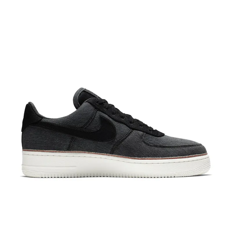 Nike x 3×1 Air Force AF 1 ‘Black Denim’ (2019) (905345-006)