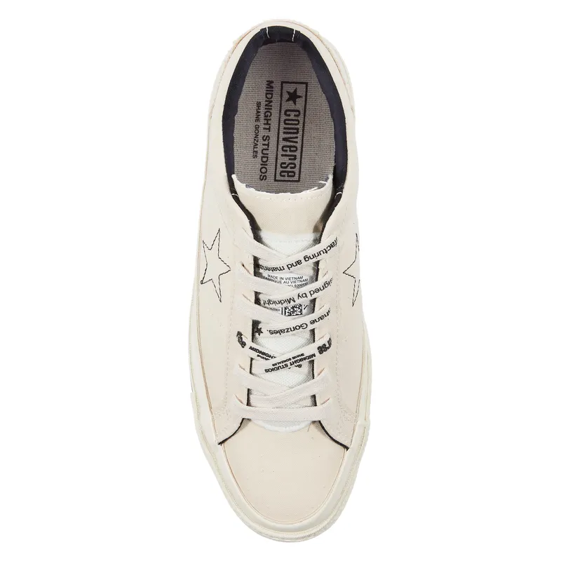 Converse One Star Ox Midnight Studios Egret/Egret-Black (162124C)