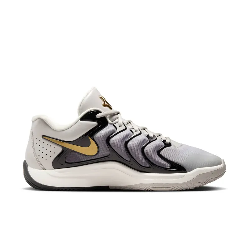 Nike KD 17 “Light Iron Ore / Metallic Gold” (FJ9487-003)