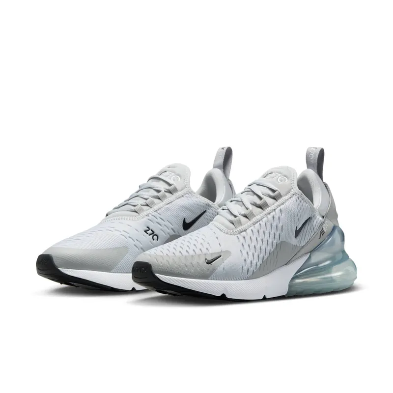 Nike Air Max 270 “Pure Platinum Light Smoke Grey Metallic Silver Black” (AH6789-018)