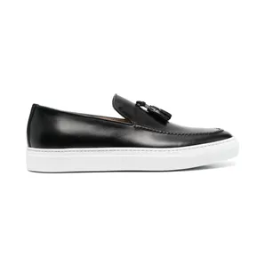 Scarosso Amadeo leren “Black” (AMEDEOSNEABLACALF)