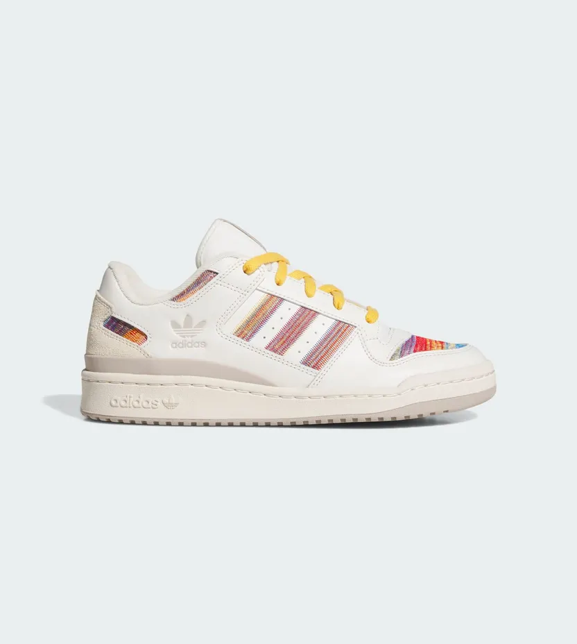 Adidas Forum Low CL “Cloud White Better Scarlet Blue Bird” (JQ2641)