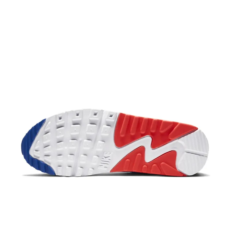 Nike Air Max 90 Ultramarine 2020 (W) White/Flash Crimson-Racer Blue (CT1039-100)