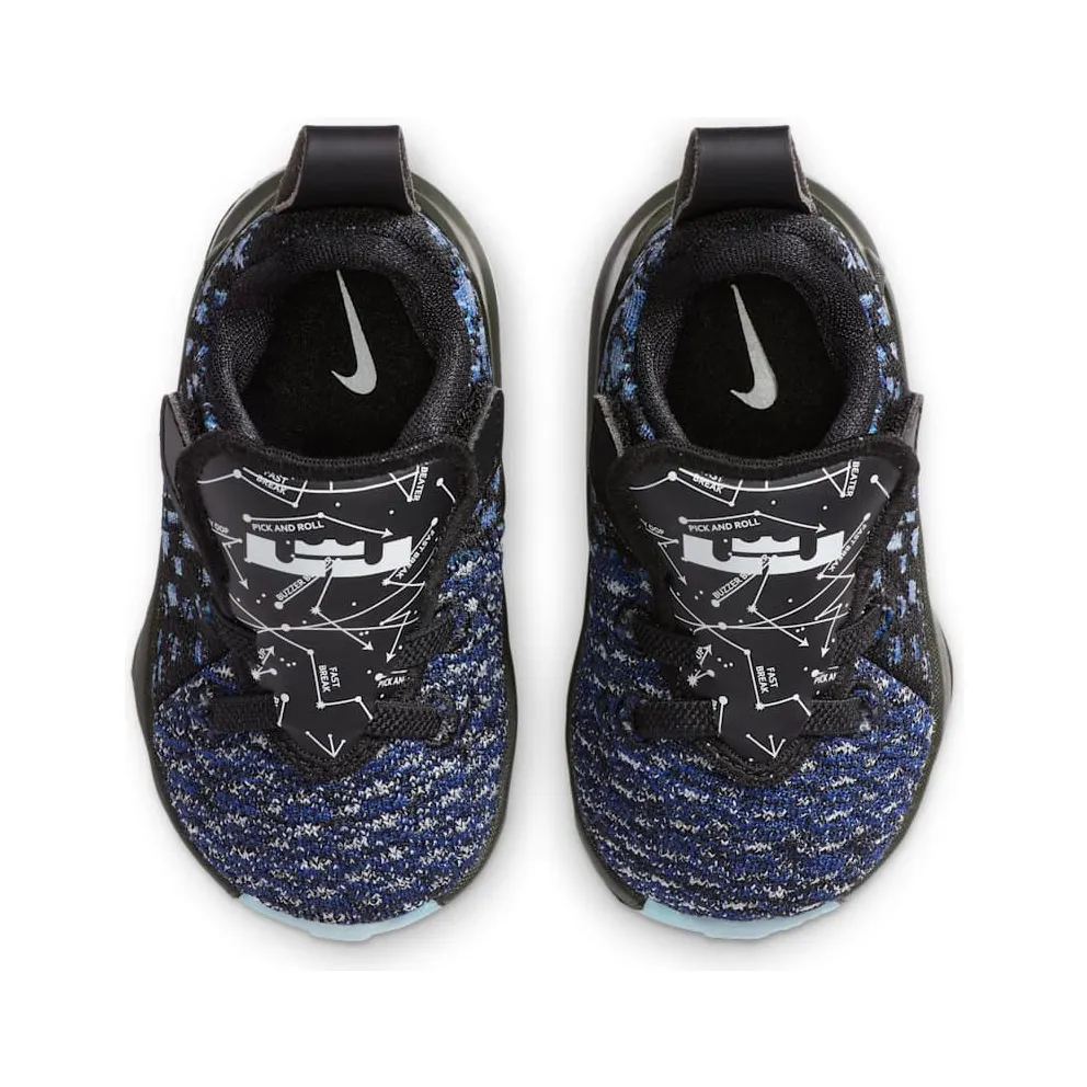 Nike LeBron 17 Constellations (TD) Black/Volt-White (BQ5596-407)
