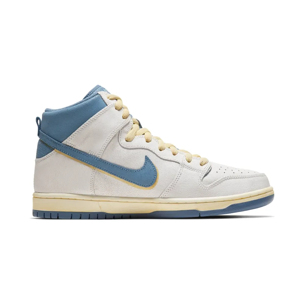 Nike SB Dunk High Atlas Lost at Sea (2020) White/Blue-Yellow (CZ3334-100)