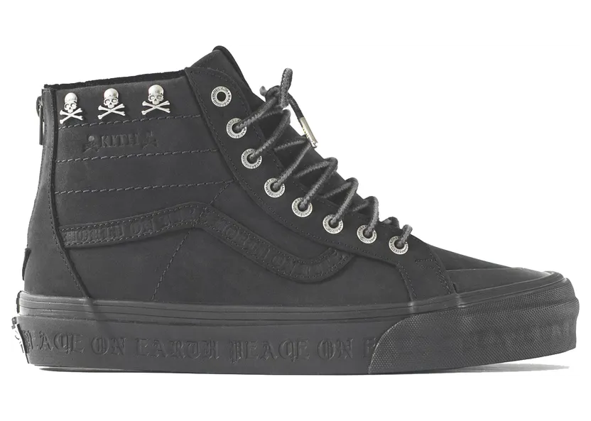 Vans Sk8-Hi Zip Kith x mastermind Japan Black (VN0A46ZFS5K)