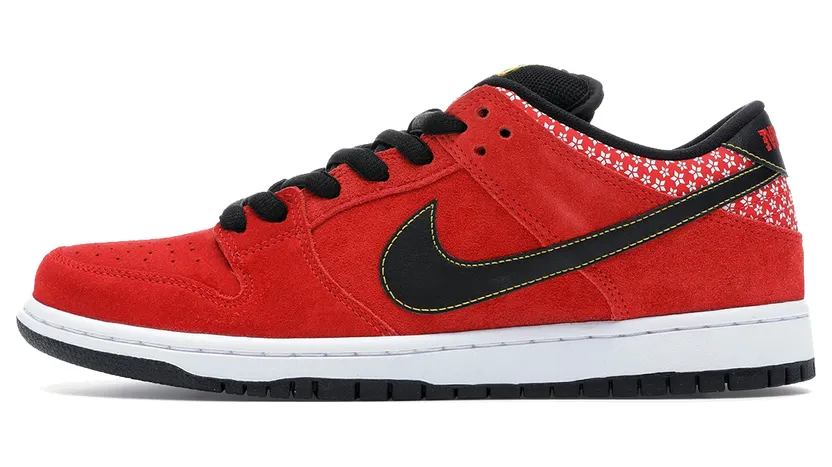 Nike Dunk Low Premium SB ‘Firecracker’ Challenge Red/Black-White (313170-602)