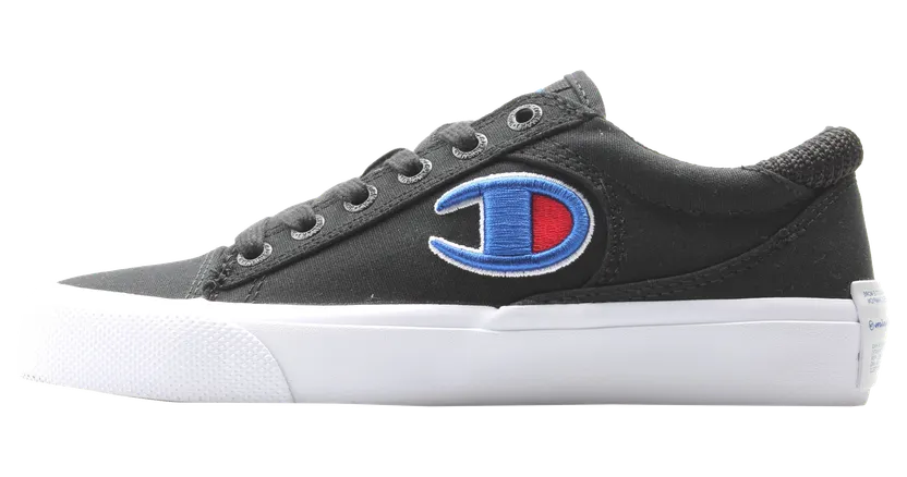 Champion Life™ Fringe Lo Canvas Sneakers GS “Black” (CP100552Y)