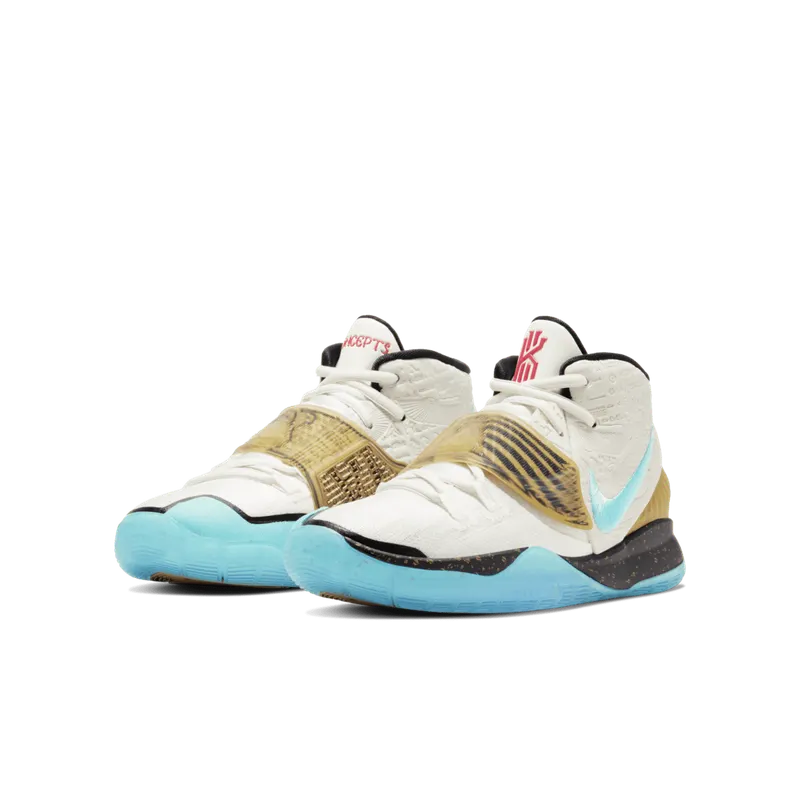 Nike Kyrie 6 Concepts Golden Mummy (GS) Sand/Teal-Metallic Gold (CV5572-149)