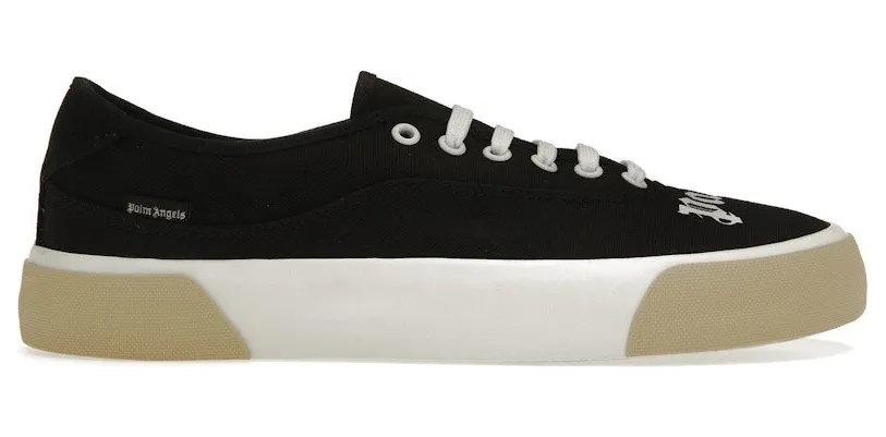Palm Angels Low Top Logo Black White (PMIN001S23FAB0011001)