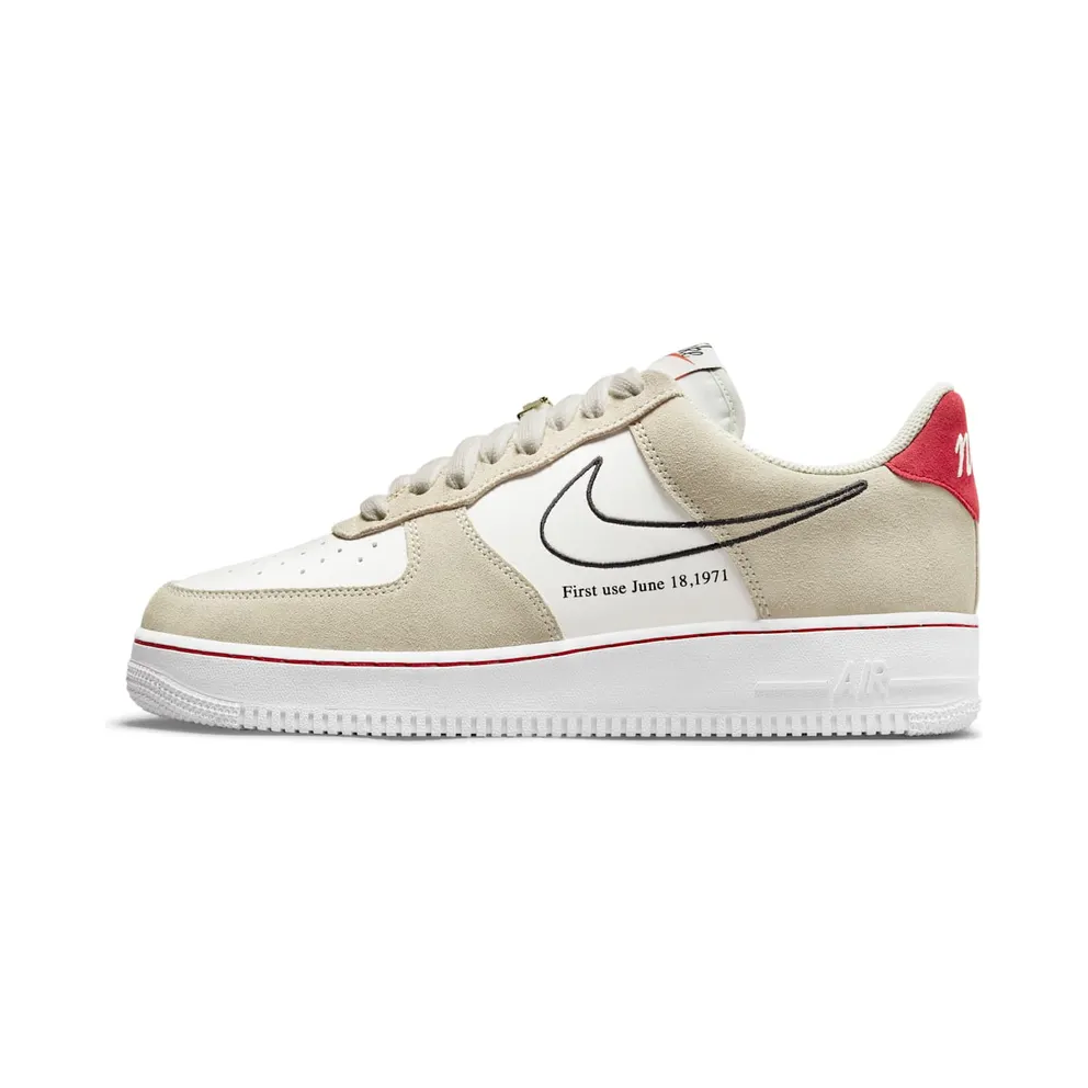 Nike Air Force 1 ’07 PRM ’07 LV8 Light Stone / Black / Sail / University Red (DB3597-100)