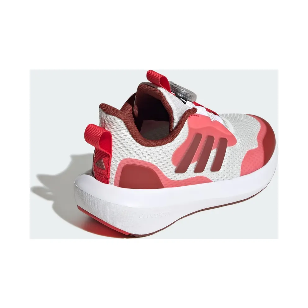 Adidas Fortarun 3.0 Boa Shoes Kids Core White / Preloved Ruby / Pure Ruby (JP5803)