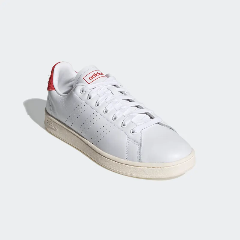 Adidas Advantage Cloud White / Cloud White / Vivid Red (FY8808)