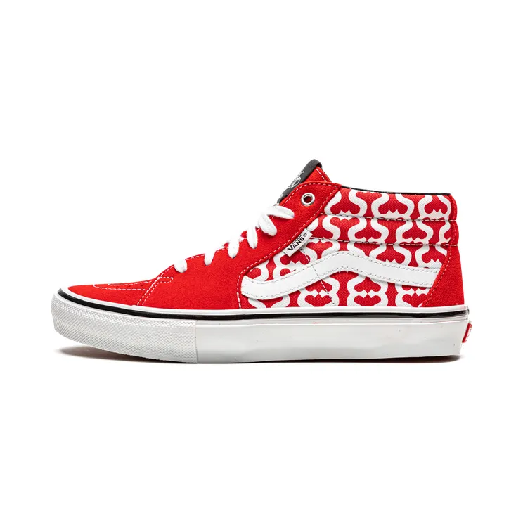 Vans Skate Grosso Mid “Supreme – Monogram S – Red” (VN0A5KS15XS)