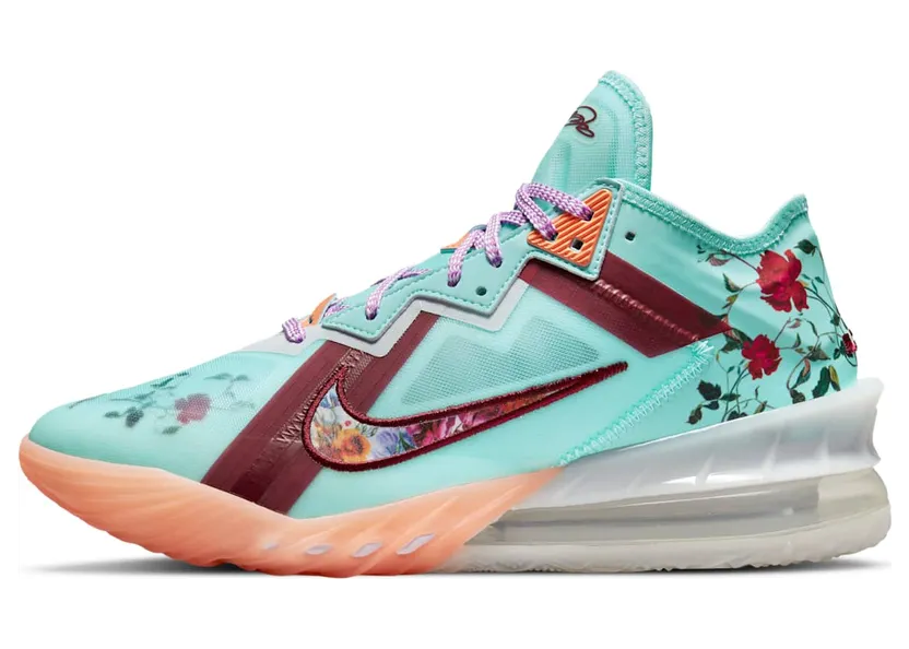 Nike LeBron 18 Low Floral (CV7562-400)