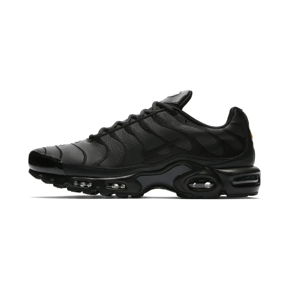 Nike Air Max Plus Triple Black Leather Black/Black-Black (AJ2029-001)