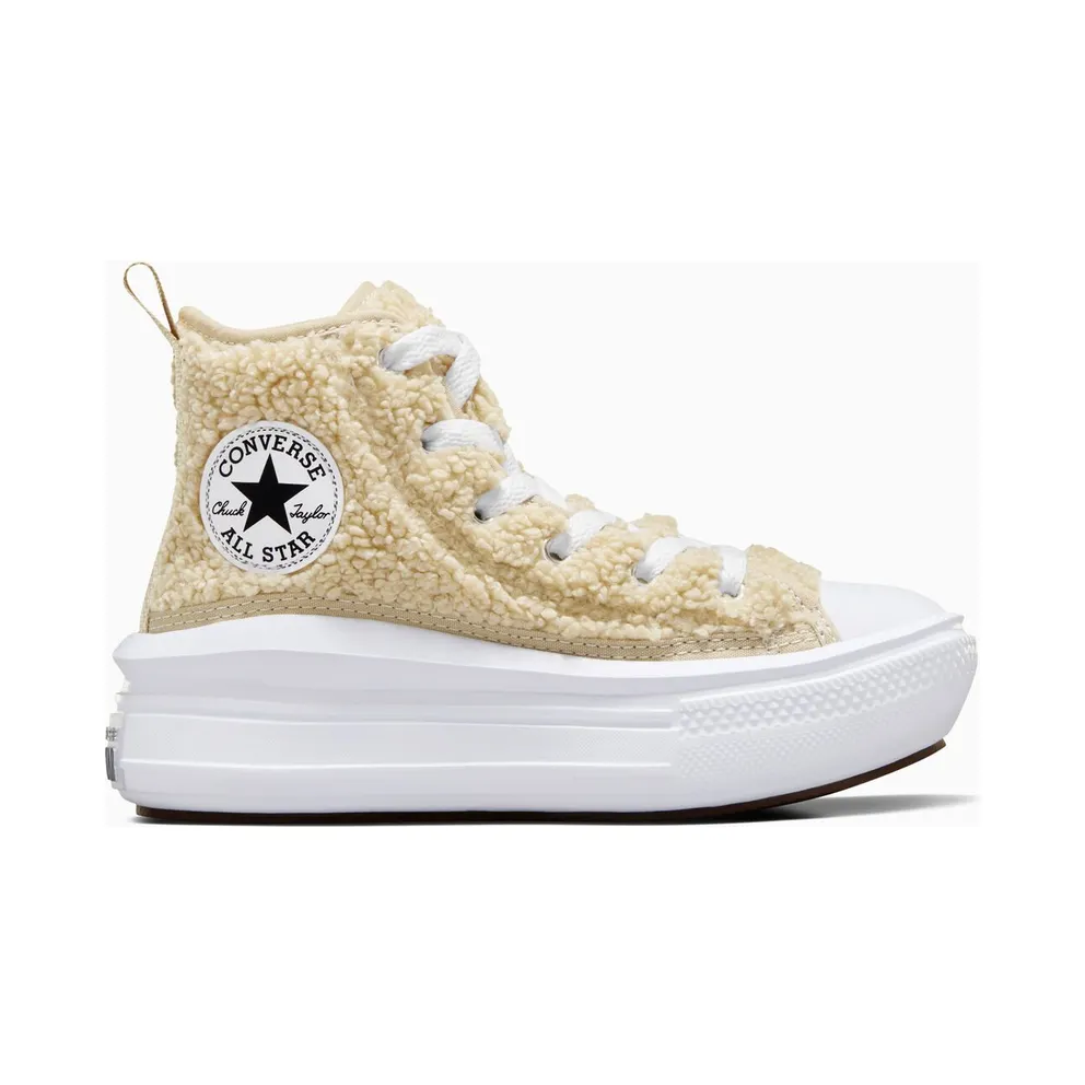 Converse Chuck Taylor All Star Move Platform Sherpa Beach Stone/White/Black (A06795C)