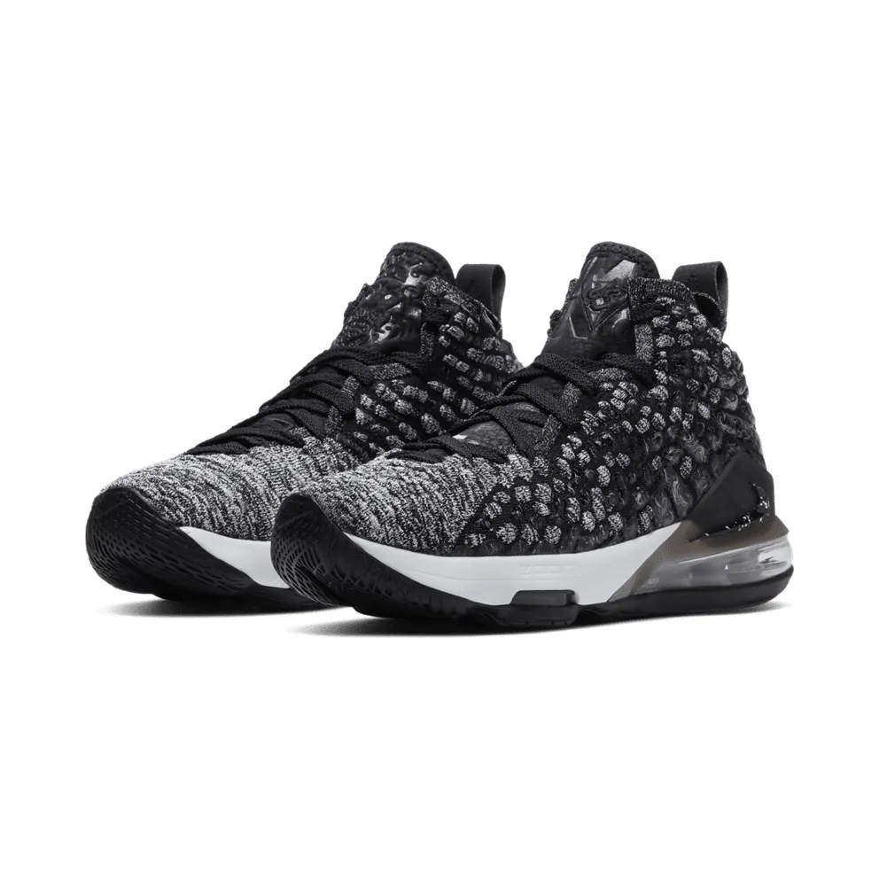Nike LeBron 17 Black White (GS) Black/White (BQ5594-002)