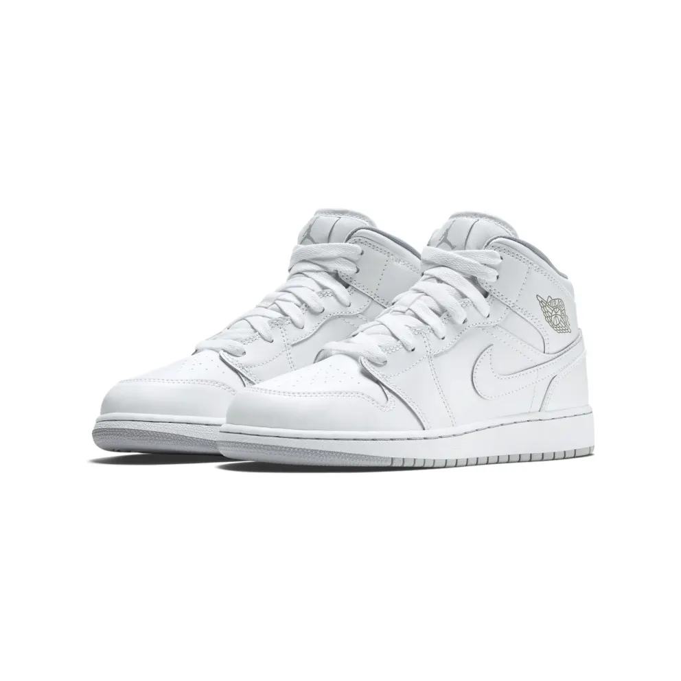 Jordan 1 Mid White (GS)