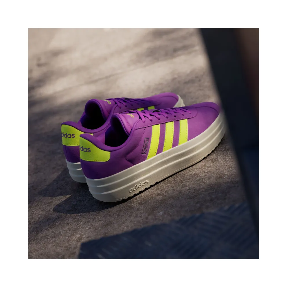 Adidas VL Court Bold Flash Pink / Lucid Lemon / Silver Metallic (JI1785)