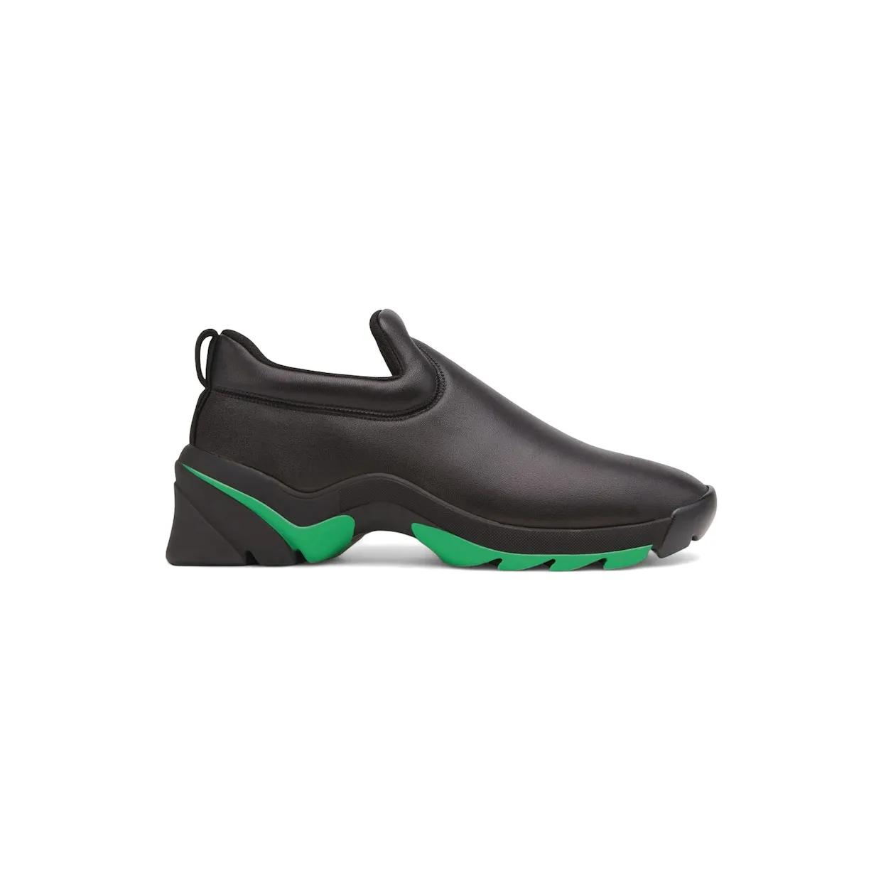 Bottega Veneta Lagoon Low Top Leather Black Grass (667069 VBSD0 1295)