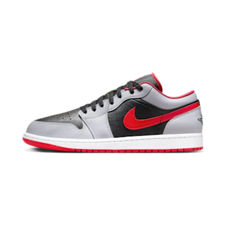 Air Jordan 1 Low “Black / Cement Grey / White / Fire Red” (553558-060)