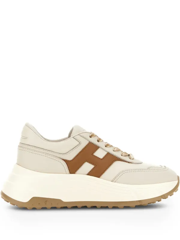 Hogan Hi-Fi logo-patch – Beige (HXW6690FR30UAI)