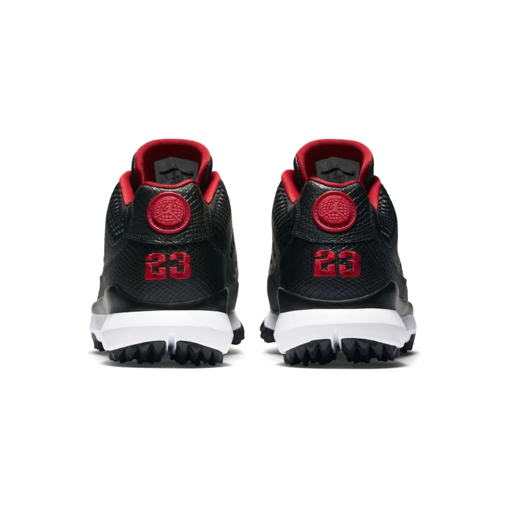 Jordan 9 Retro Golf Cleat Bred Black/Gym Red-White (833798-002)